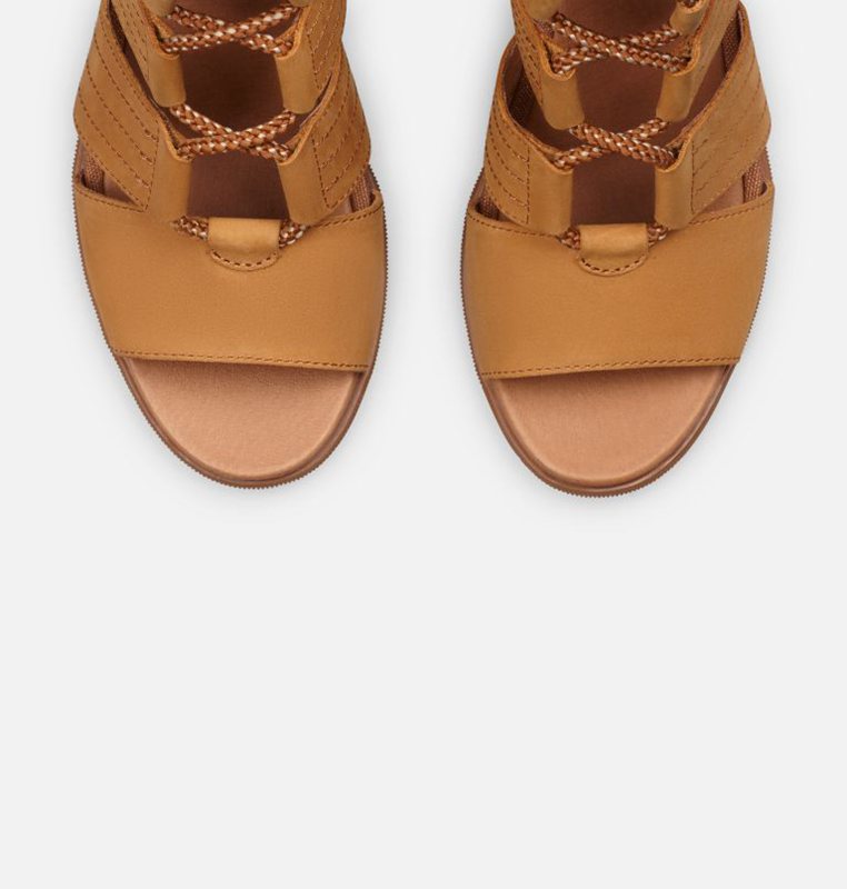 Sorel Dam Sandaler Brun - Joanie™ Ii Lace Wedge - UQS-816324